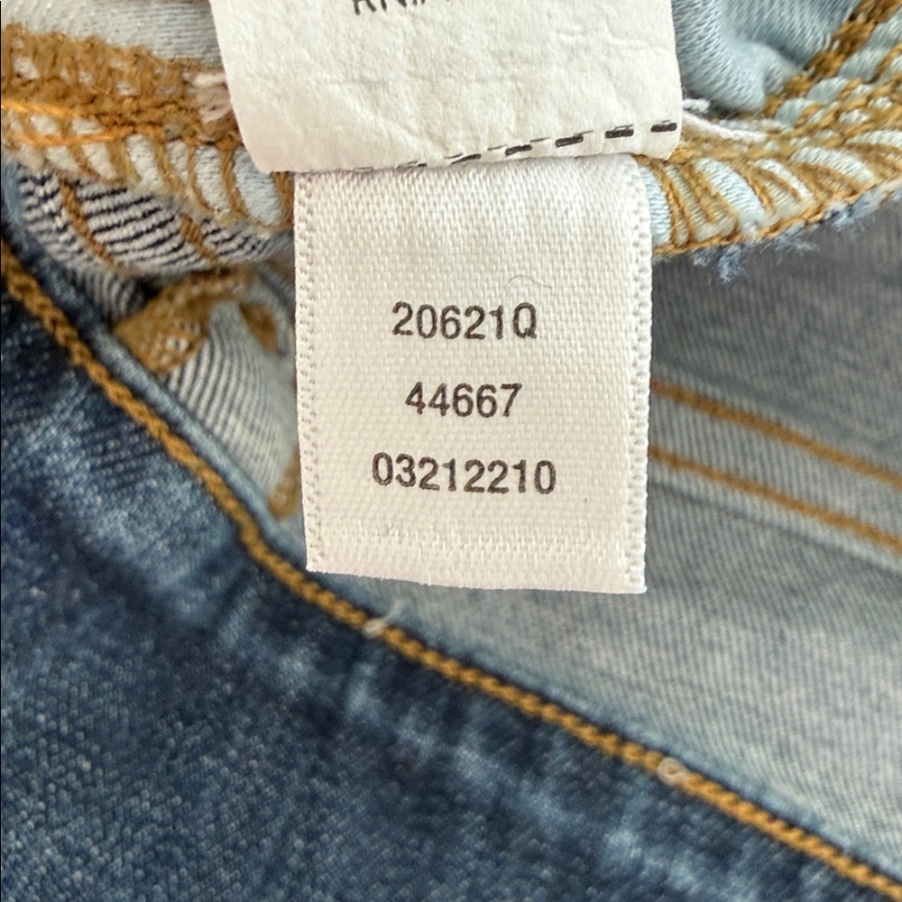 SPANX® Cropped Wide Leg Jeans in Stonewashed Blue Size XL - Picture 14 of 14